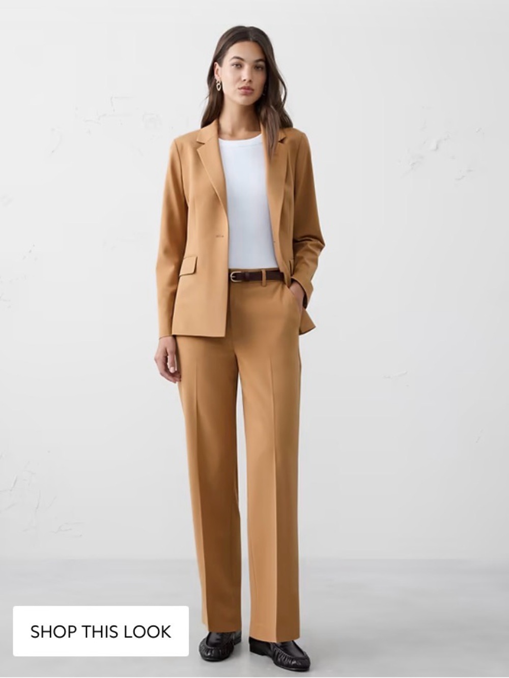 BANANA REPUBLIC STRAIGHT HIGH-RISE SCULPTED TROUSER